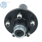 Set of 2 Pre-Greased Trailer Idler Hub Spindle Kit for 3500lbs #84 Axle
