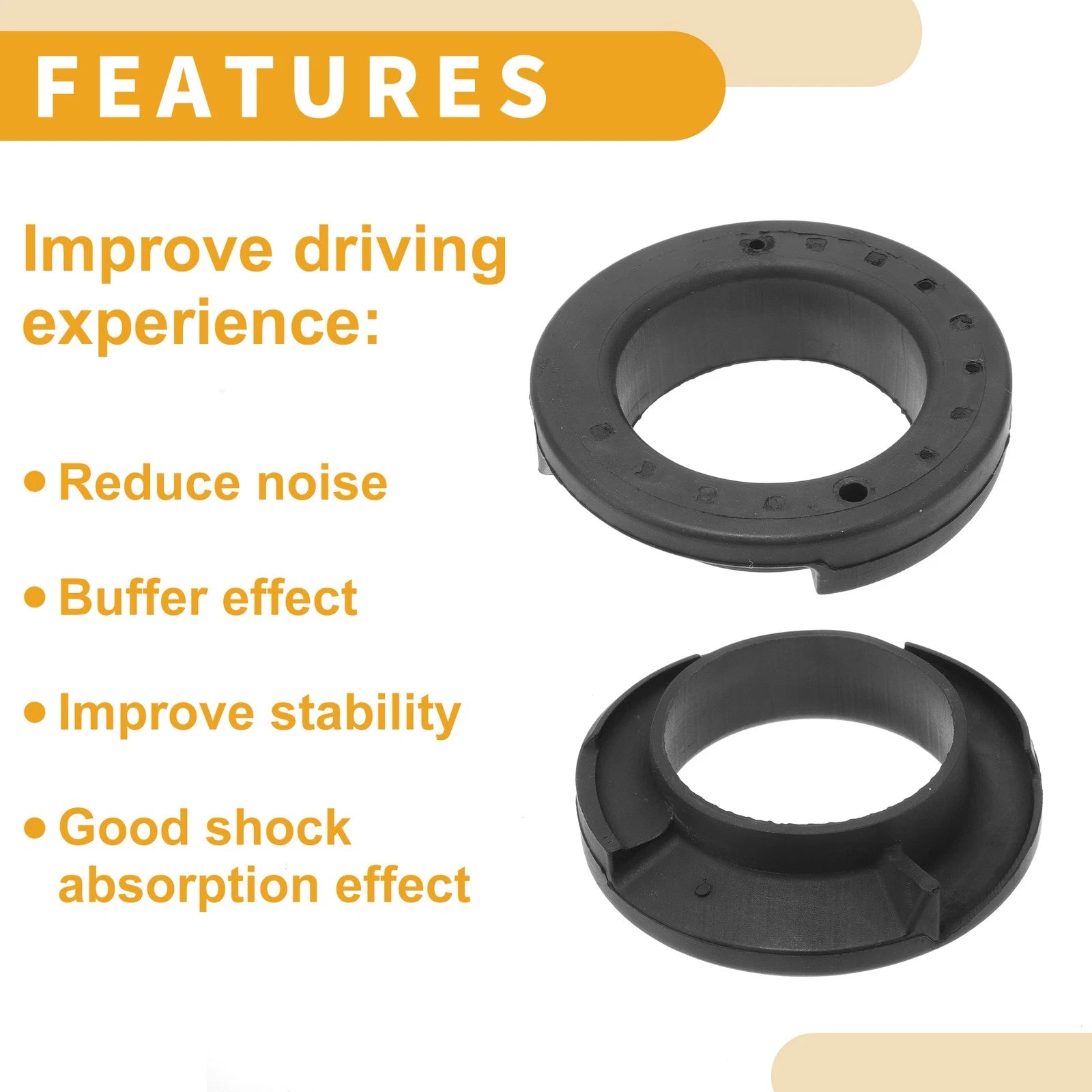 Lower Coil Spring Insulator No. 33536856172 for BMW 528i (2011–2016) Rubber