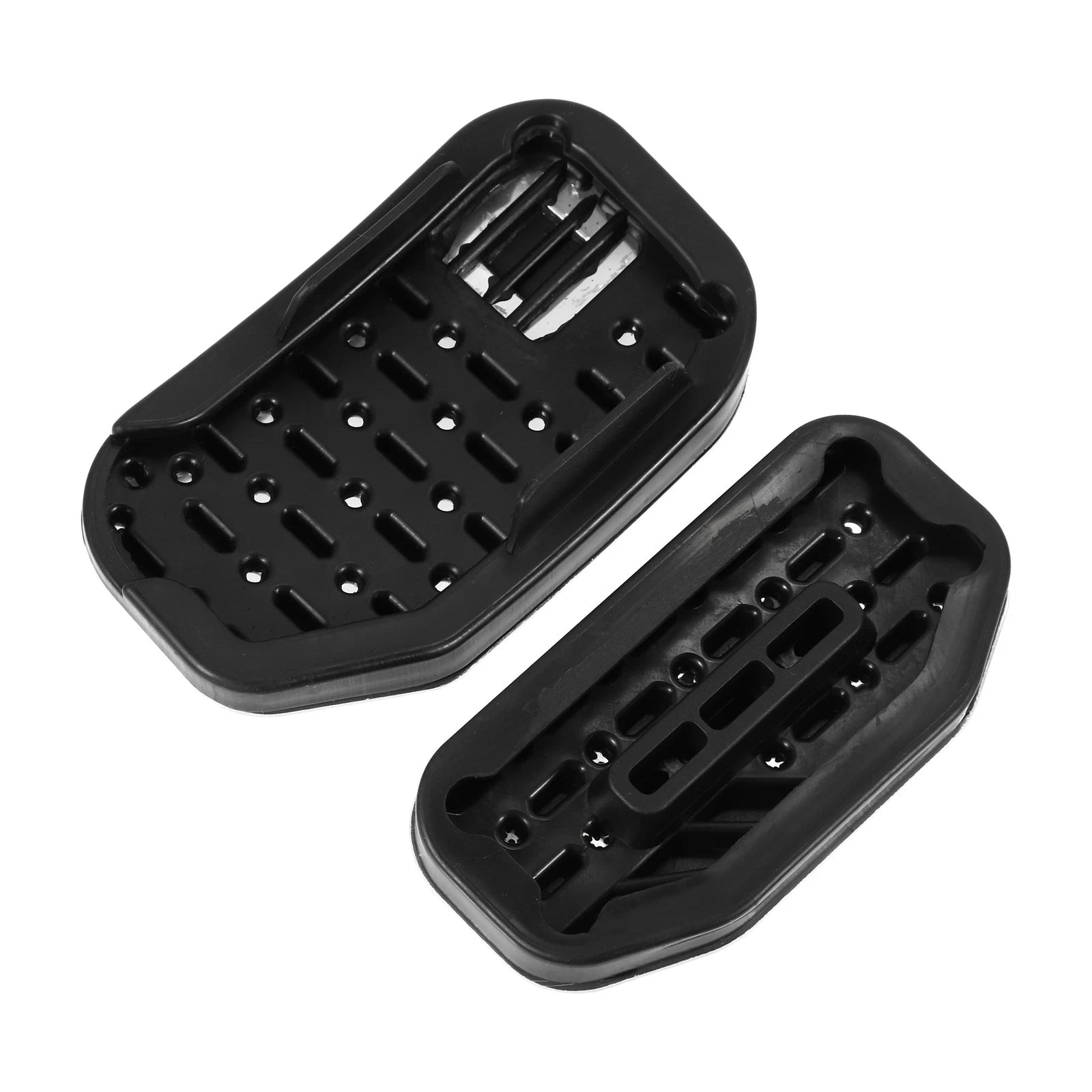 2X Brake Gas Accelerator Pedal Covers for Ford F150 (2022) - Silver Tone 718844648431