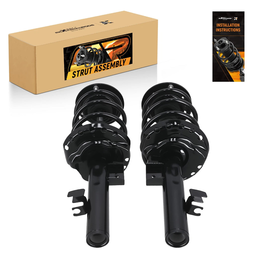 Set of 2 Front Struts w/ Coil Spring Assembly for Volvo XC60 (2010–2014)