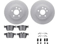 Rear Brake Pad and Rotor Kit for Jaguar E-Pace (2020) MJ692BC