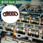 Set of 5 Oil Seal Rotary Shaft Seal FKM Rubber 27x40x10mm