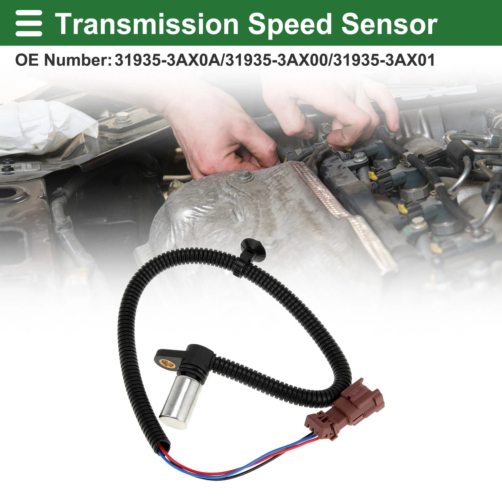 1 Pc Transmission Speed Sensor No.31935-3AX0A for Nissan Sentra 1.8 (2000–2005)