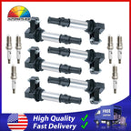6X Ignition Coil + 6X Spark Plug for Cadillac STS GMC Acadia Buick Enclave (2005–2011) UF375