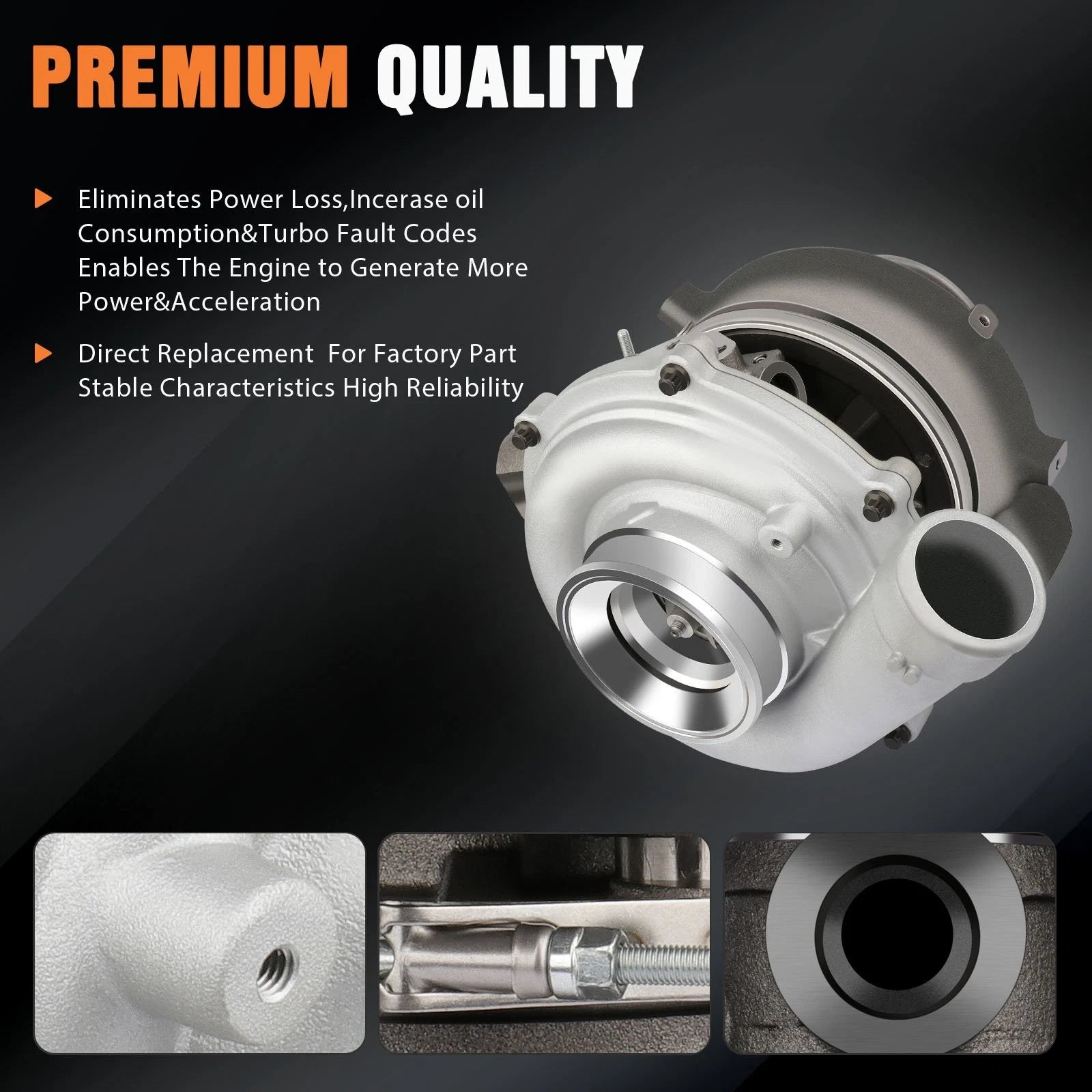 GT3782VA Turbocharger for Ford Excursion F-350 Club Wagon (2000–2005)