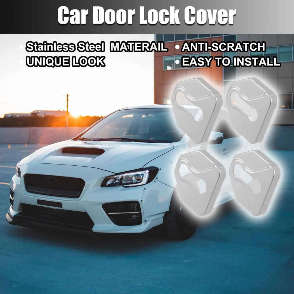 Set of 4 Door Lock Latches Cover Protector for Subaru  746453490578