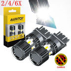 Set of 2 AUXITO 3157 LED Reverse Backup Light Bulbs 6000K for Vehicles