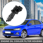 Engine Oil Filter Base Housing Assembly for Volkswagen Jetta (2007–2008) No. 06F115397H
