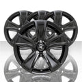 4 fit Dodge Challenger 2015-2021 Black 18" Wheel Skins Hub Caps Full Rim Covers