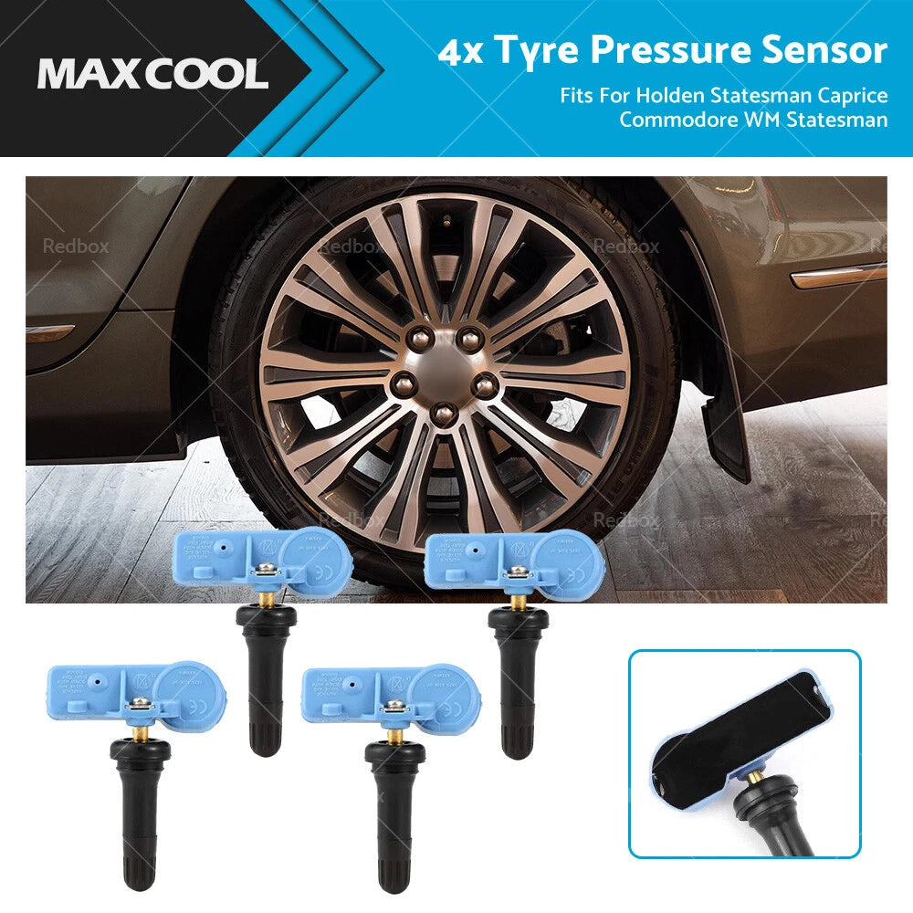4X Tyre Pressure Monitoring Sensor for Holden Statesman Commodore (2006–2013)