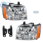 Set of 2 Halogen Headlights for Chevy Avalanche/Suburban/Tahoe (2007-2014)