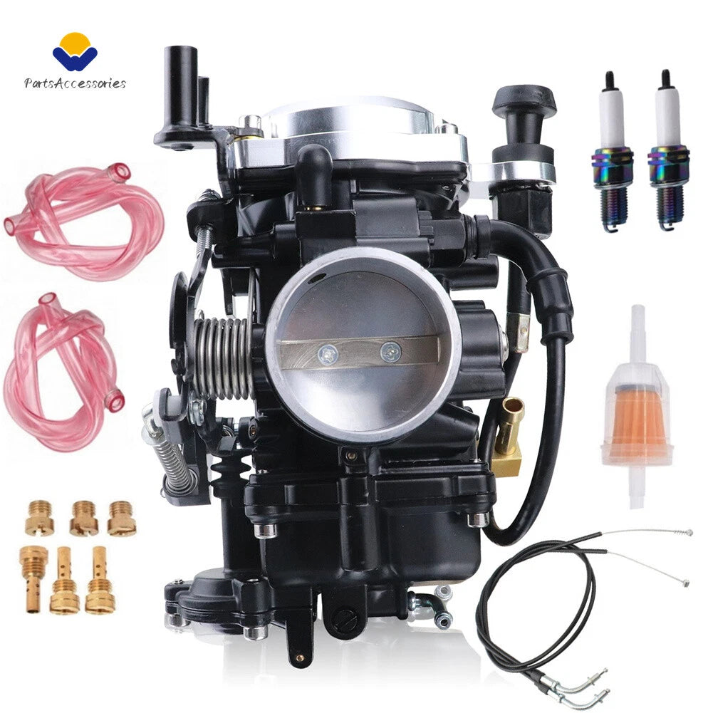 Carburetor CV40 & 35'' Throttle Cable for Harley-Davidson Sportster (1988–2023)