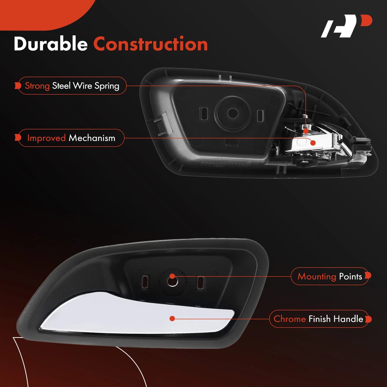Left Plastic Interior Door Handle for Chevy Cruze (2011-2015)