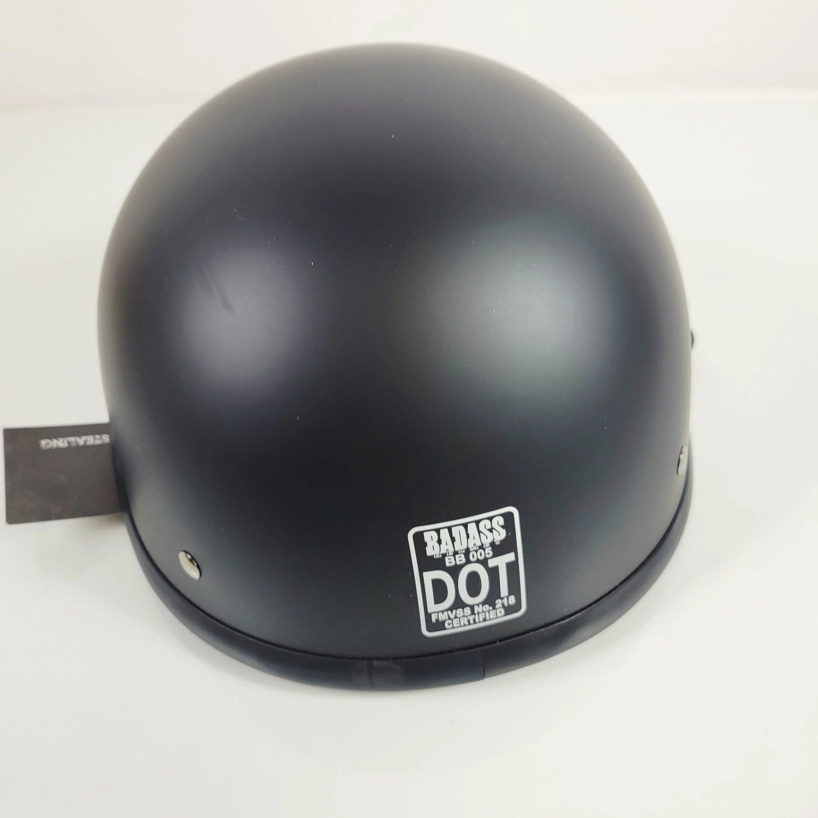Bare Bones DOT Motorcycle Helmet for Universal Fit (Size M)