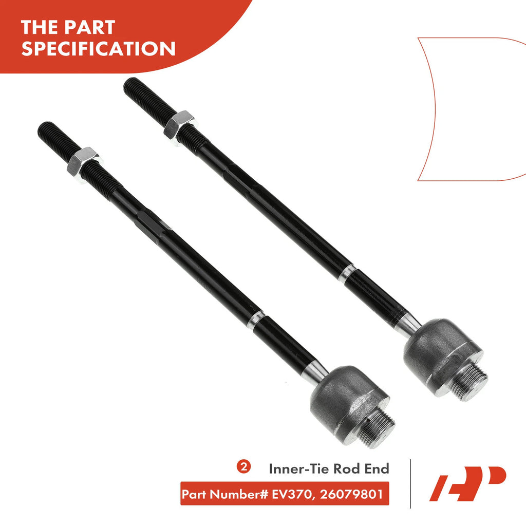 8x Tie Rods & Ball Joints for Chevy Silverado 1500 (1999–2006)
