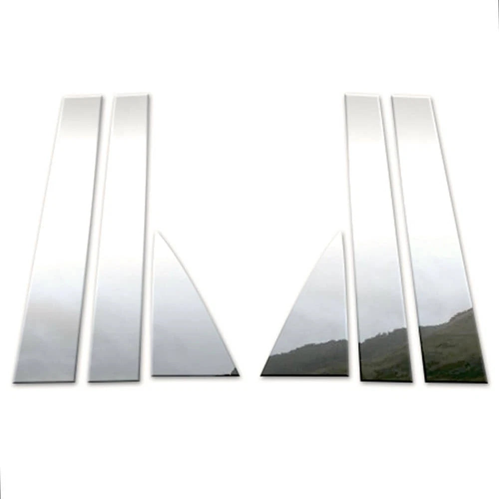 6Pc Chrome Pillar Post Covers for Chevrolet Equinox (2005–2009)