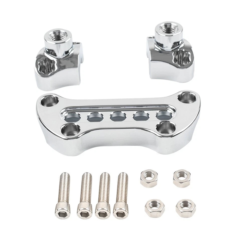 1.5" Handlebar Riser & Top Clamp for Harley Dyna Touring Road Glide (Fits 2014–2023)
