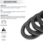 Set of 5 Oil Seal Rotary Shaft Seals for Various Models (75x105x12mm)