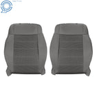 Upper Seat Back Covers for Jeep Wrangler (2007-2012) - Gray Knit Fabric