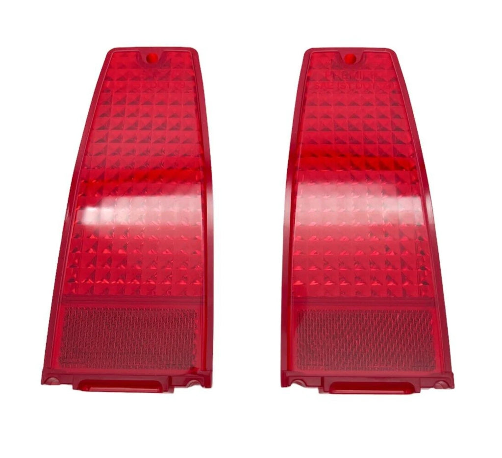 Tail Light Lamp Lens Pair Replacement for 1966–1967 Chevy Nova