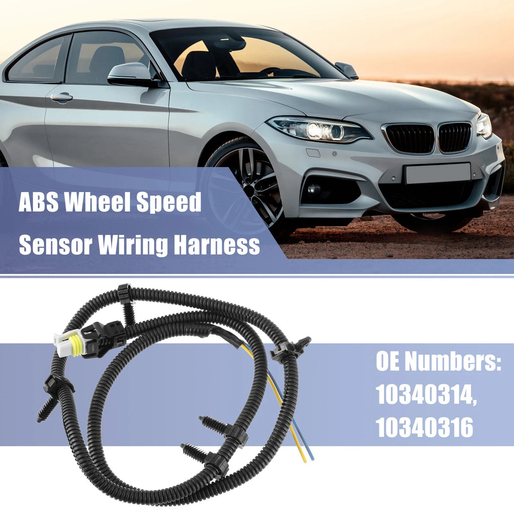 2X Rear LH RH ABS Wheel Speed Sensor Wiring Harness for Cadillac CTS (2003–2007)