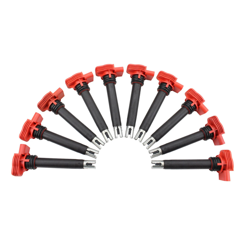 Set of 10 Ignition Coils for Audi