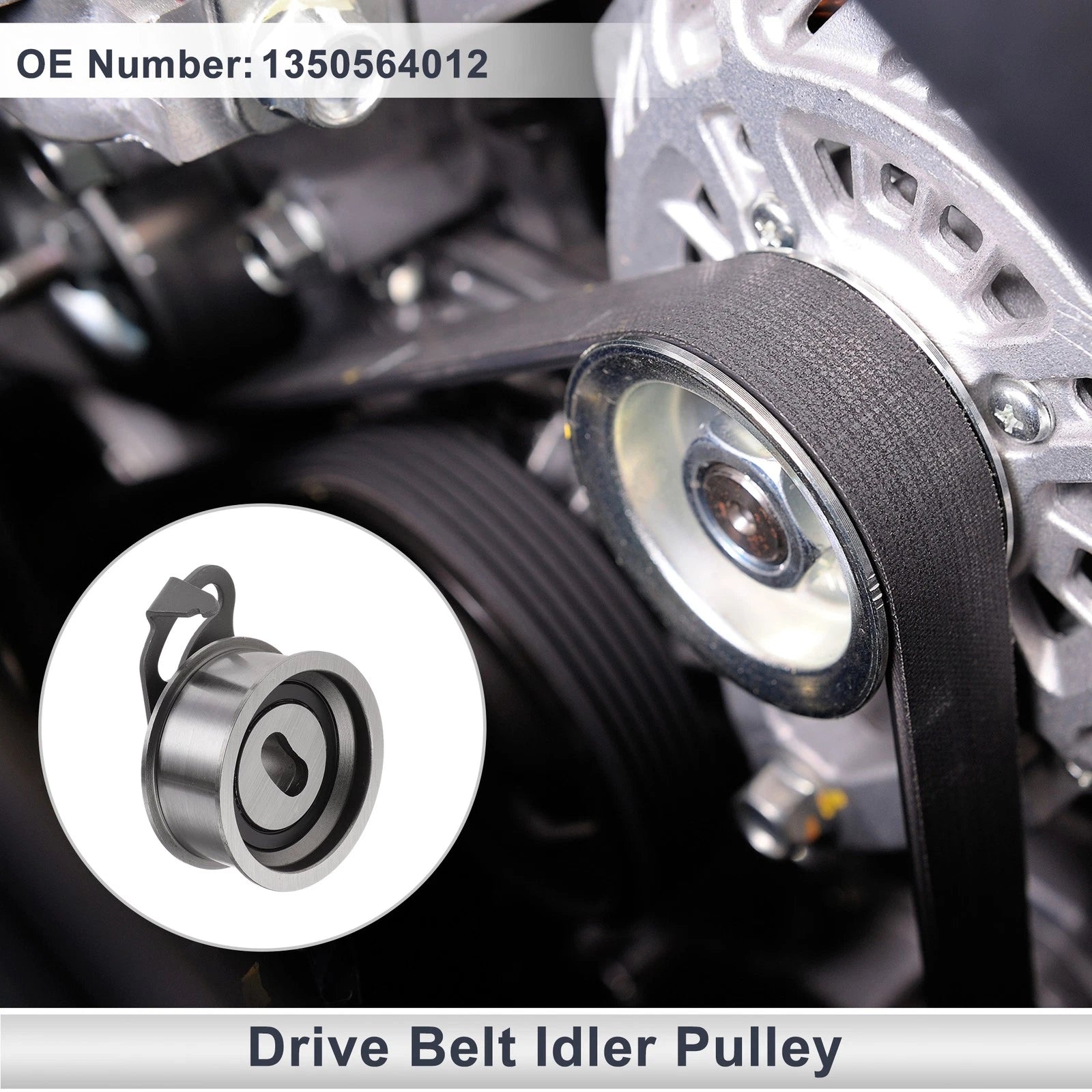 Drive Belt Idler Pulley for Toyota Camry (1984–1986) No. 1350564012