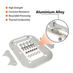 Billet Aluminum Battery Relocation Tray for Optima 34/78