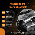 4WD Front Hub Set for Ford F250/F350/F450/F550 (1999–2004)