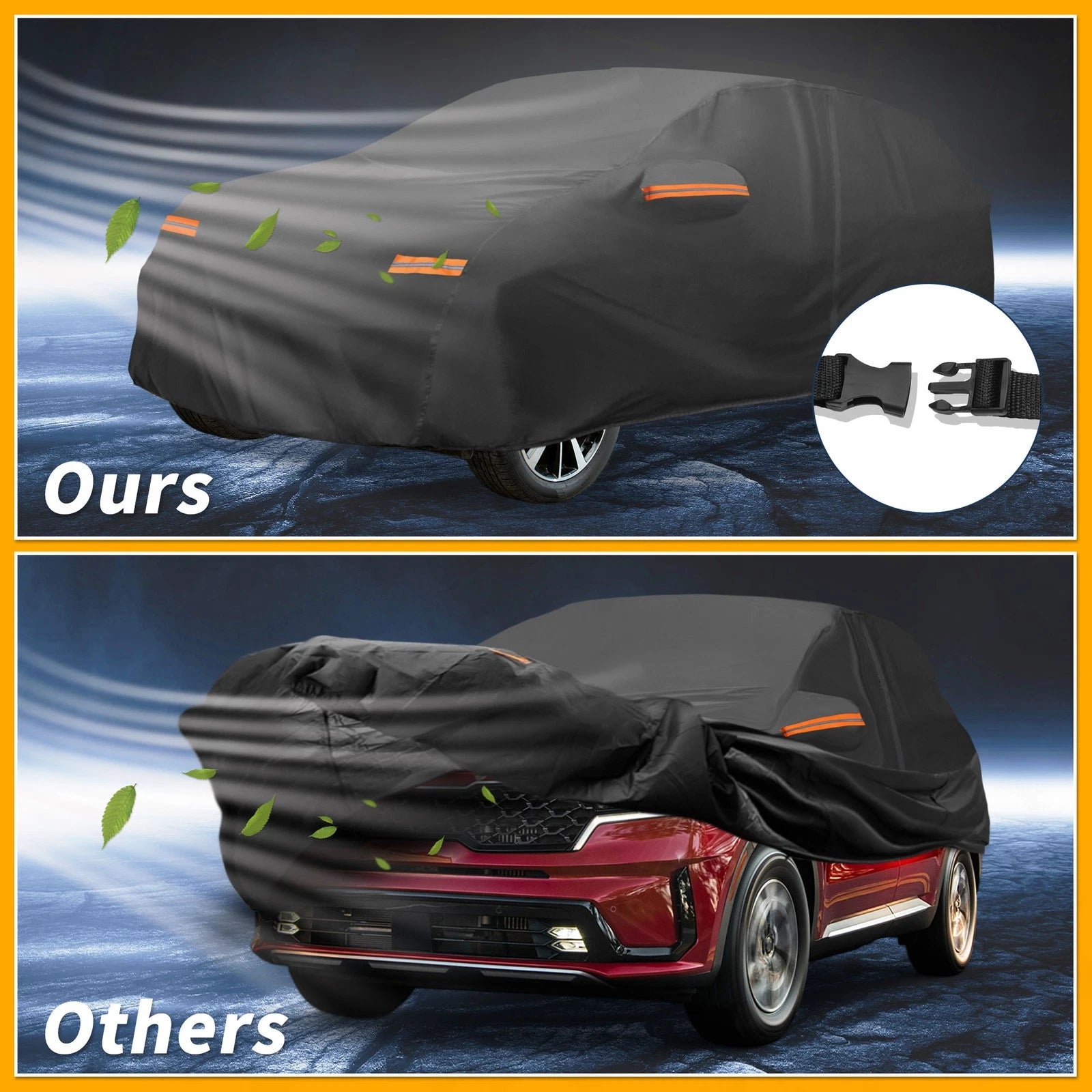 Waterproof Car Cover for Kia Sorento (190T-PU)