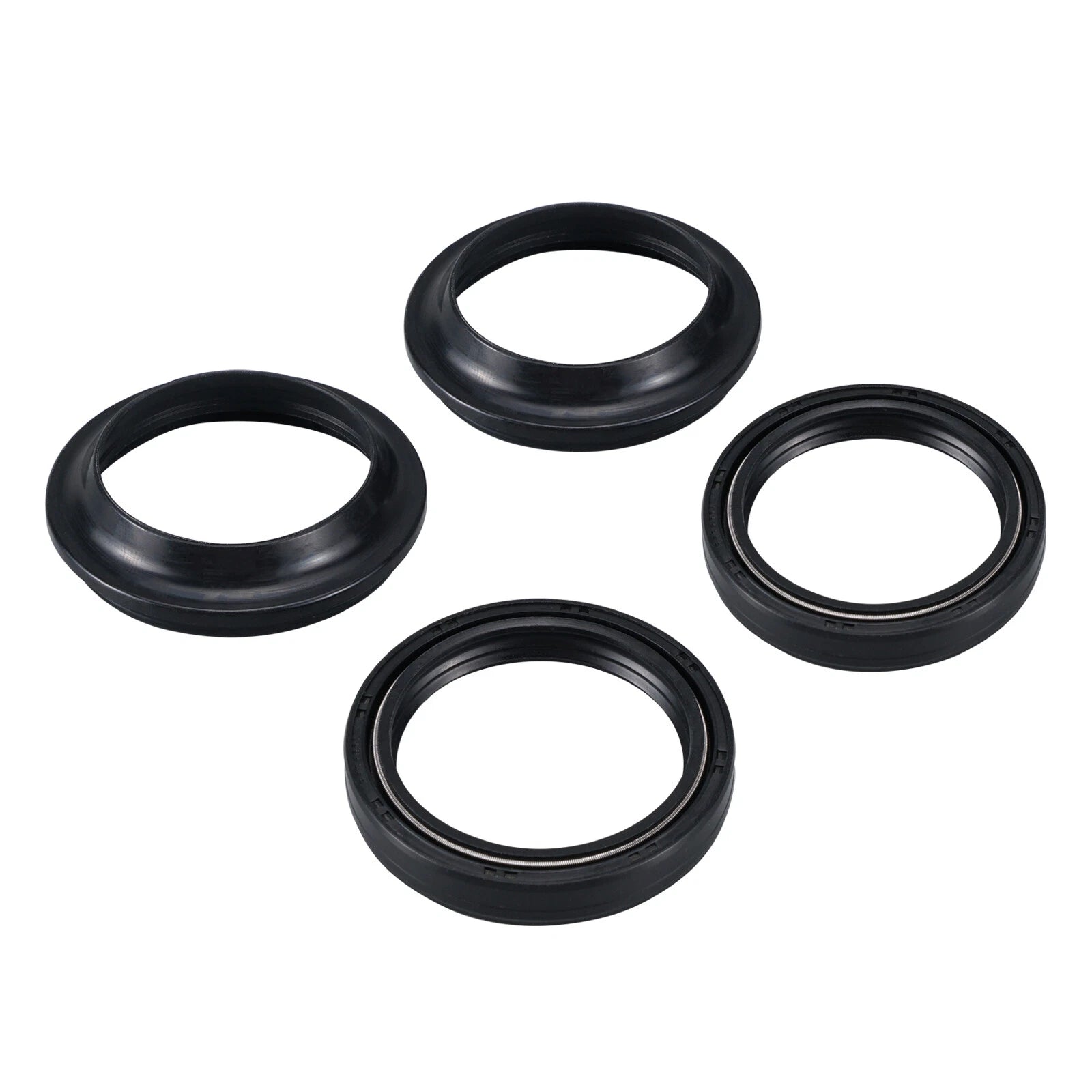 Set of 4 Front Fork Oil Dust Seals for Yamaha Vmax 1200 (1999–2006)