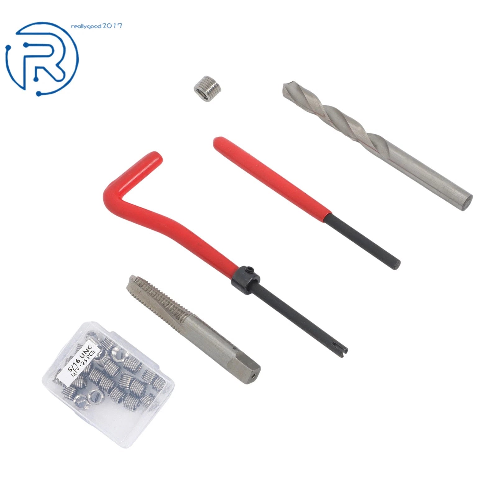 261-Piece Helicoil Thread Repair Kit for Automotive Applications