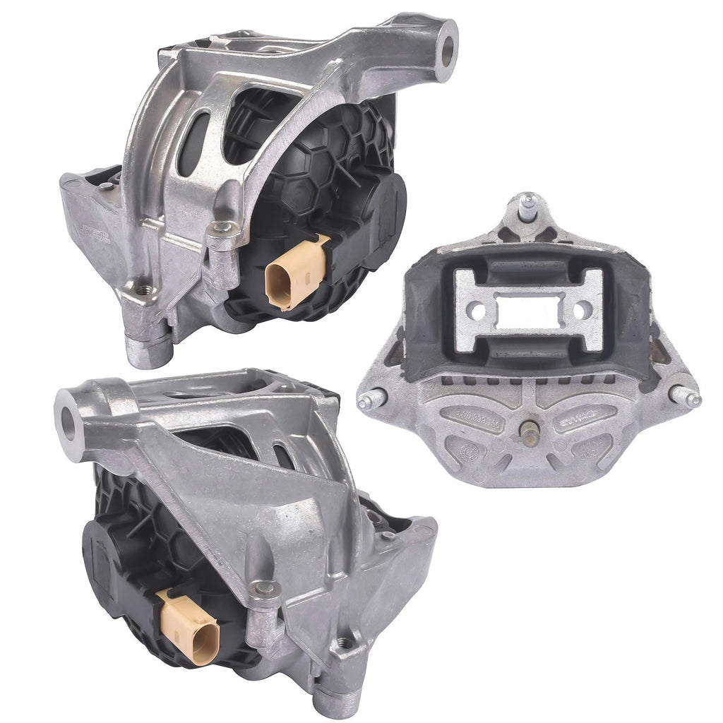 3X Engine Motor Mounts & Transmission Mount Set for Audi A4 A5 Q5 (2018–2020)