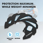 Front Brake Rotor Disc Cover Guards for Yamaha Raptor 700 YFM700 (2006–2024) Black