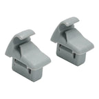 Car Sun Visor Holder Clips Grey for Lancer, Outlander (2007-2017)