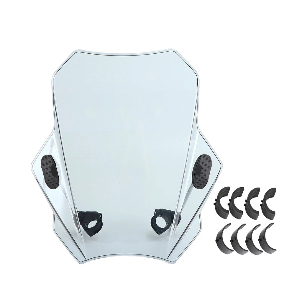 Adjustable Wind Screen Windshield for Universal Motorcycle (22MM, 25MM, 28MM)