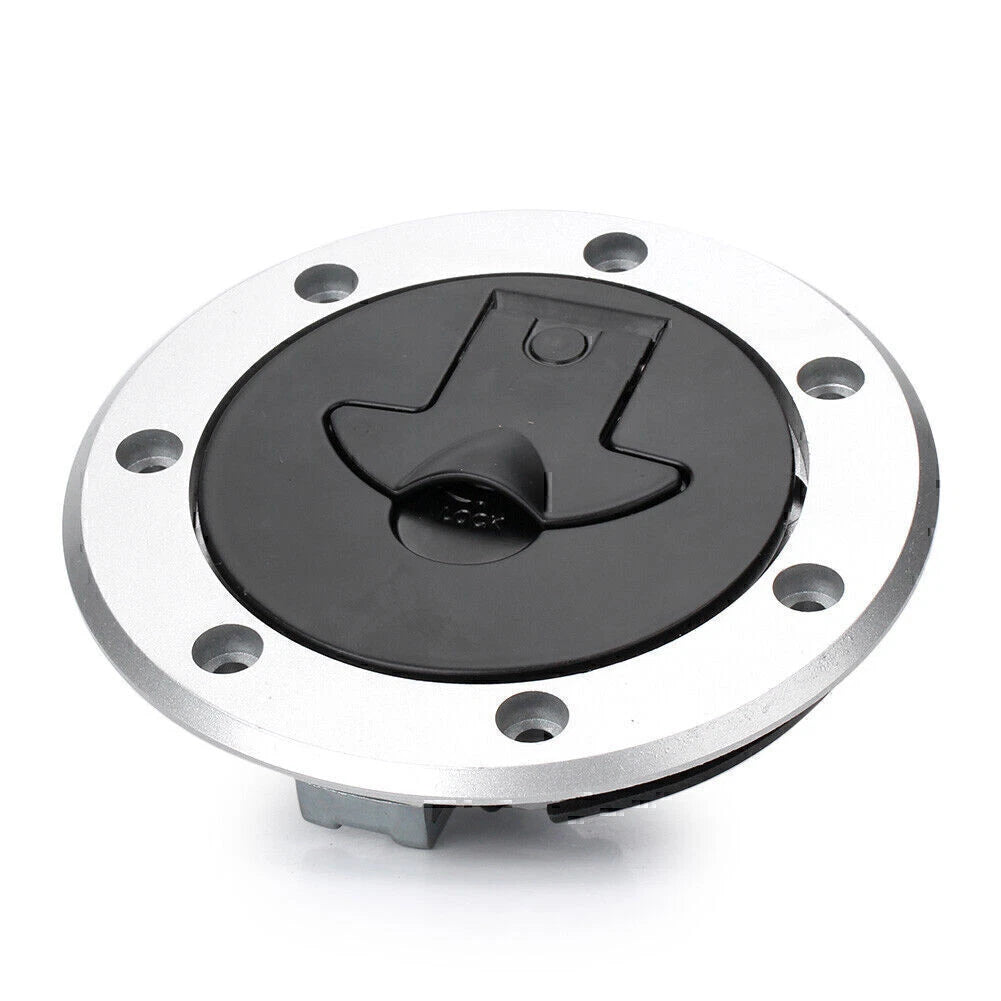 2 Key Fuel Gas Tank Cap Cover Lock for Kawasaki Ninja 500R ZX-6R ZXR-750 ZZR1100