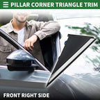 Front Right Pillar Corner Triangle Trim for Hyundai Sonata (2015–2018) No. 86190C1100