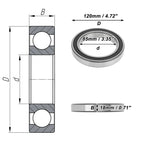 Deep Groove Ball Bearings 85x120x18mm for Scooter Skateboard (No Year)