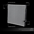 OE Style Full Aluminum Core Cooling Radiator for BMW X5 3.0L (2001–2006) DPI 2594