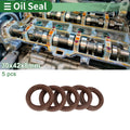 Set of 5 Oil Seals FKM Rubber 30x42x8mm High Pressure