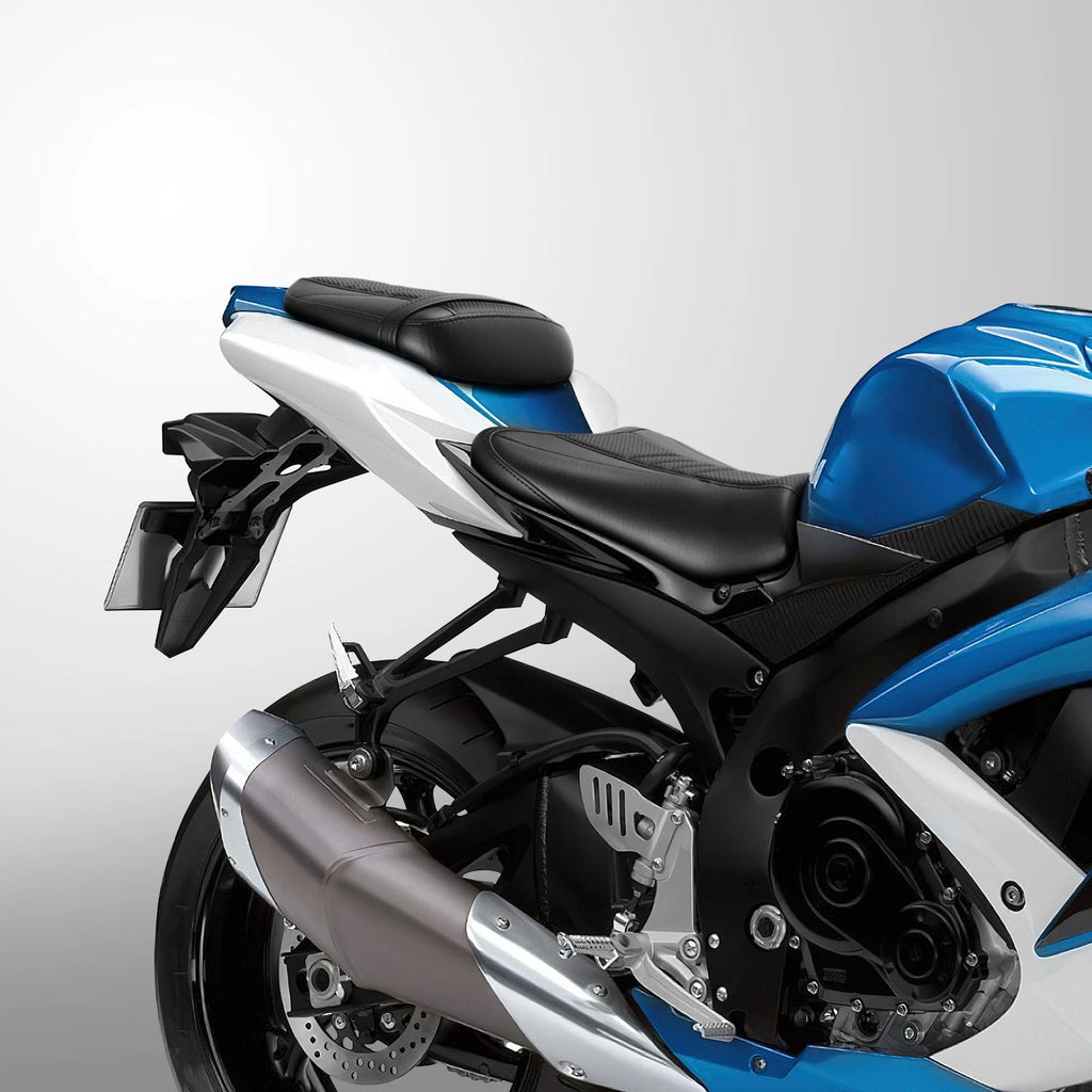Black Driver & Passenger Seats for Suzuki GSXR600 GSXR750 (2008–2010)