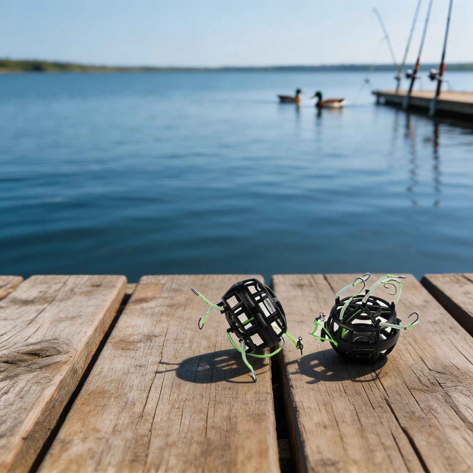 Double Hook Rig for Saltwater and Freshwater Fishing (ABS Metal)