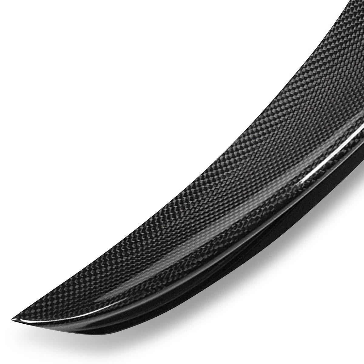Real Carbon Fiber Duckbill Trunk Lip Spoiler for BMW 325i 328i E90 (2005–2012)