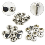 Snap-button Stainless Steel Canvas-Cap Screw Kit for Boats & Ships
