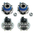 Front & Rear Wheel Bearing & Hub Assembly Kit for Chevy Malibu (2013–2023)