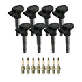 Set of 8 NGK Laser Platinum Ignition Coils for Audi Q7 VW Touareg (2007–2015)