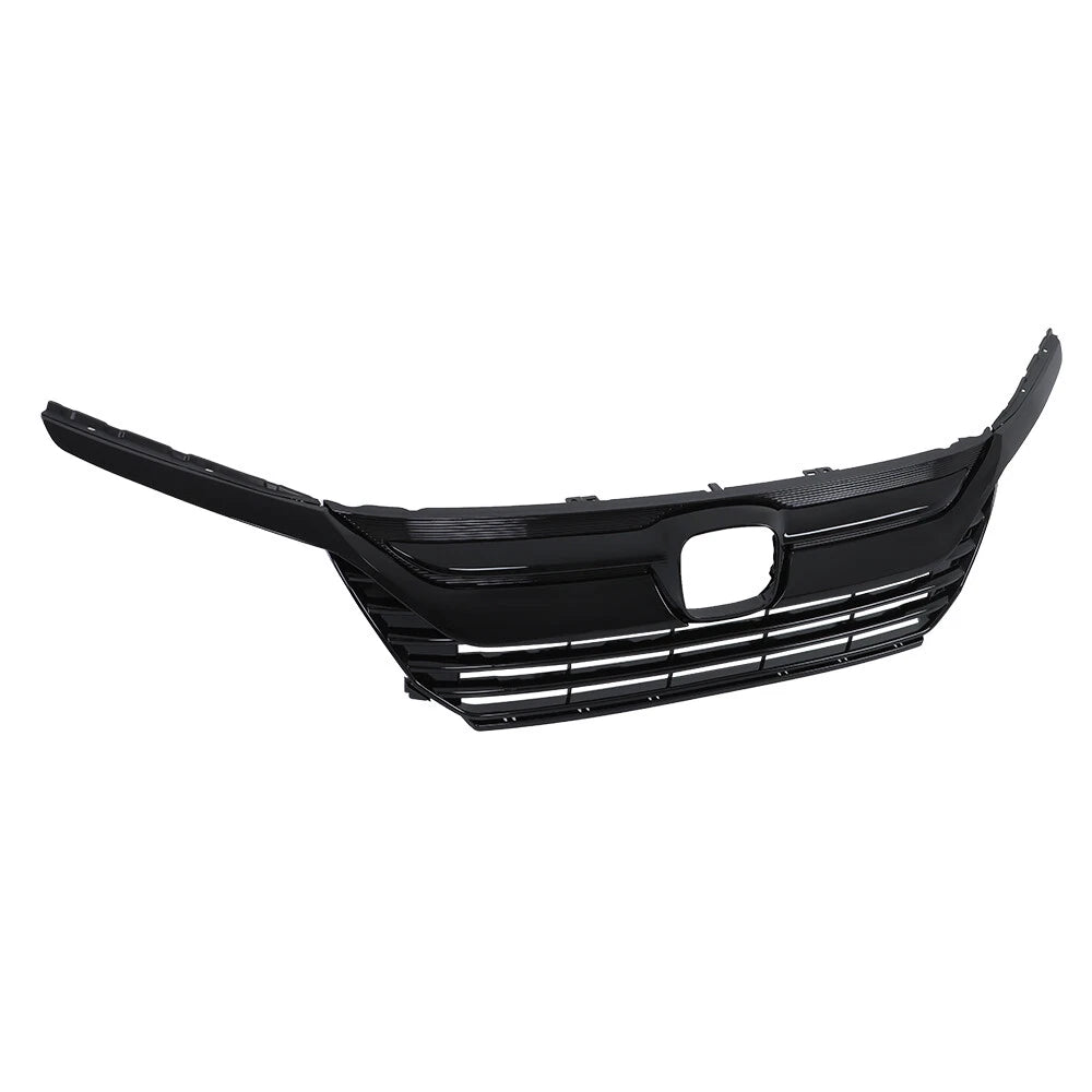 Black Upper Grille Grill with Headlight Eyelid for Honda Odyssey (2018–2020)