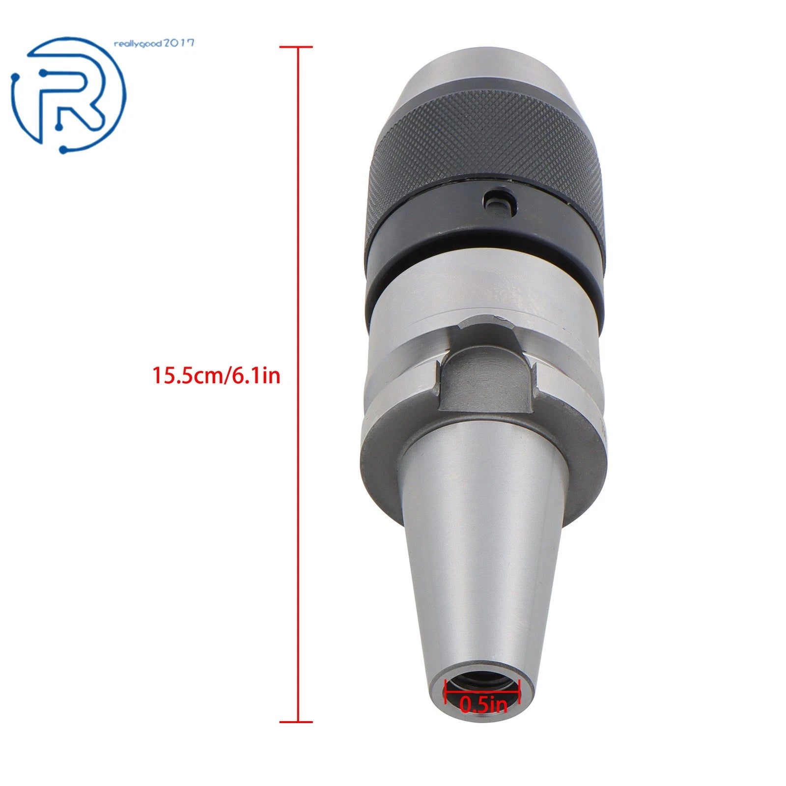 Keyless Drill Chuck for BT30 Spindle (1/32" - 1/2")