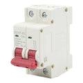 2 Pole DC Circuit Breaker 500V for Solar PV (10-63 Amp)
